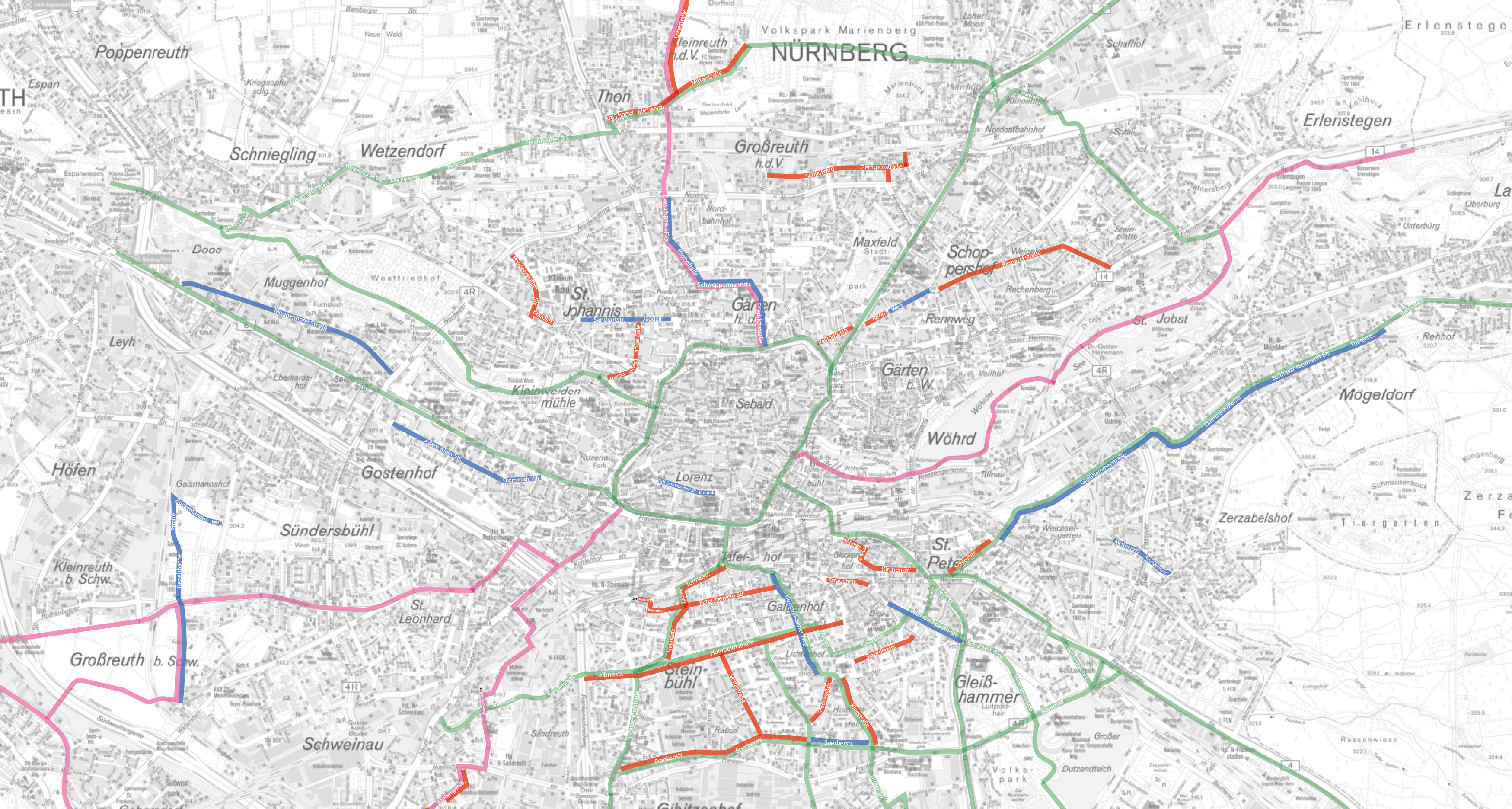 © Quelle: Verkehrsplanungsamt Stadt Nürnberg